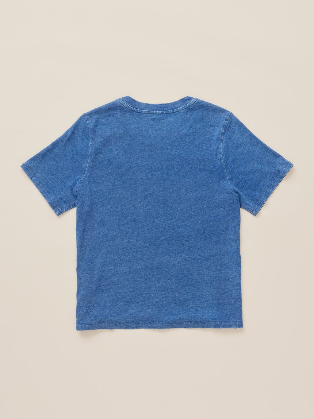 Sunwashed Regenerative Tee - Medium Indigo Wash