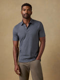 Short-Sleeve Movement Pique Polo - Dusty Iron Heather