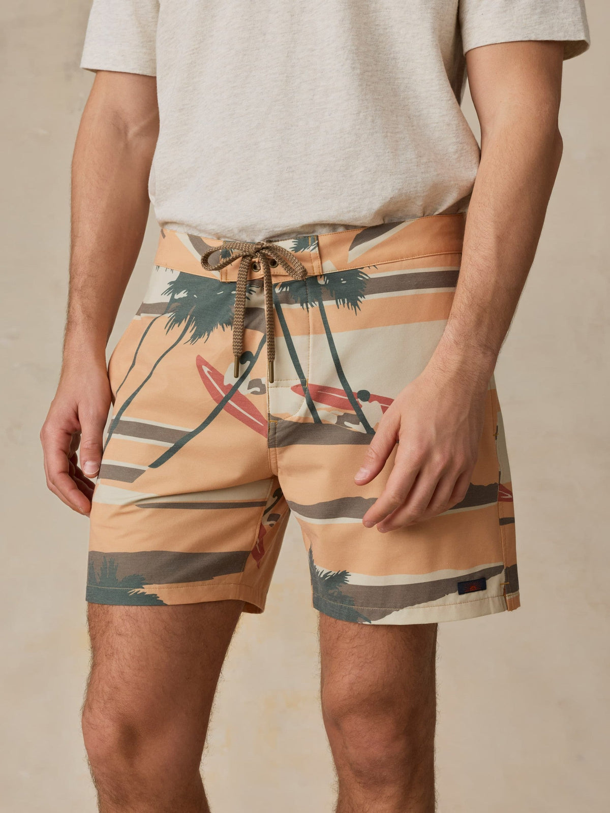 All Day Boardshort - Surf Island Clay