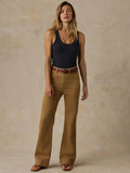 Stretch Terry Patch Pocket Pant - Elk Brown