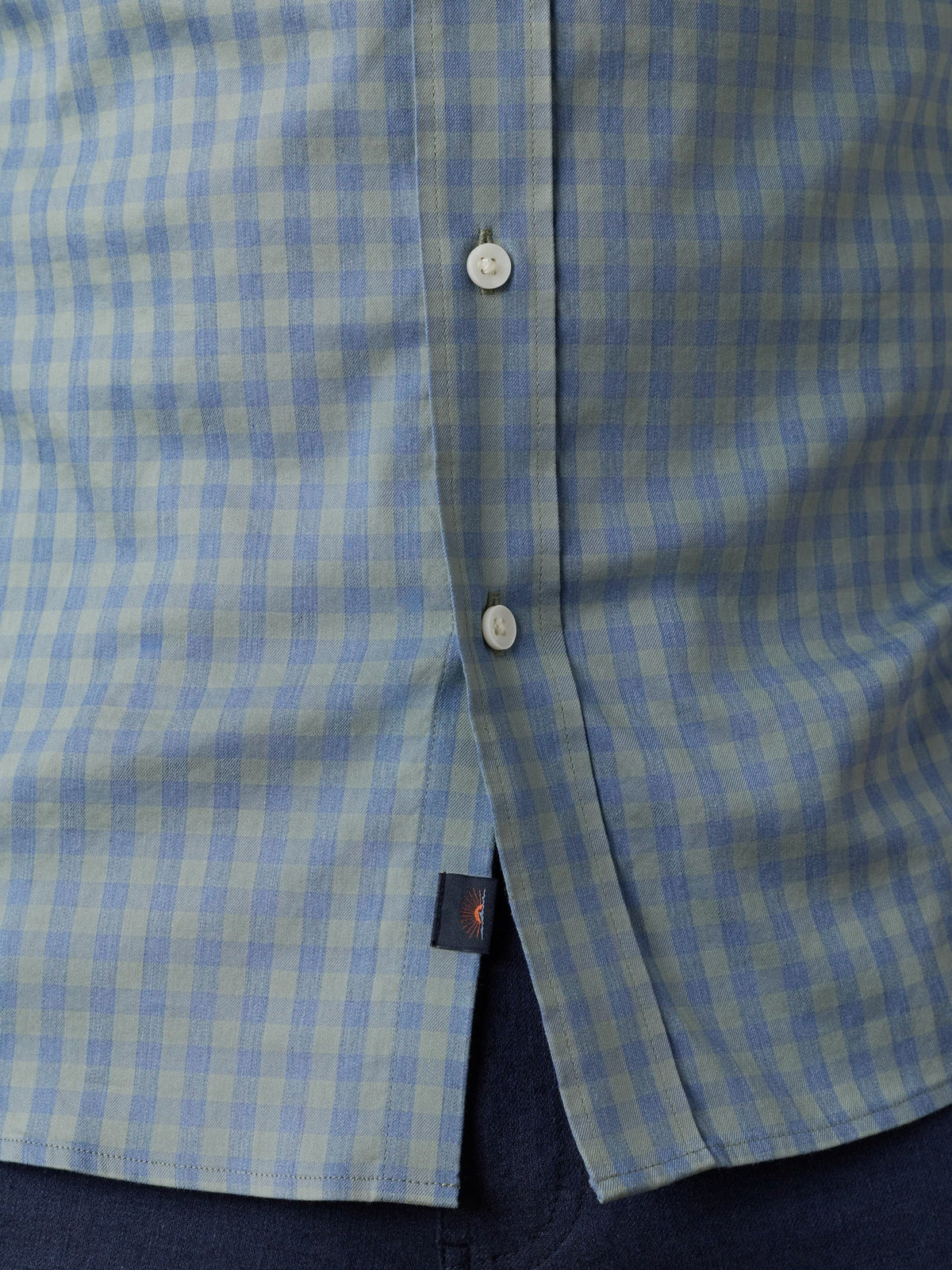 The Movement Shirt - Sage Marine Gingham