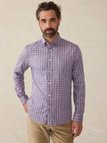 The Movement Shirt - Berry Skies Check
