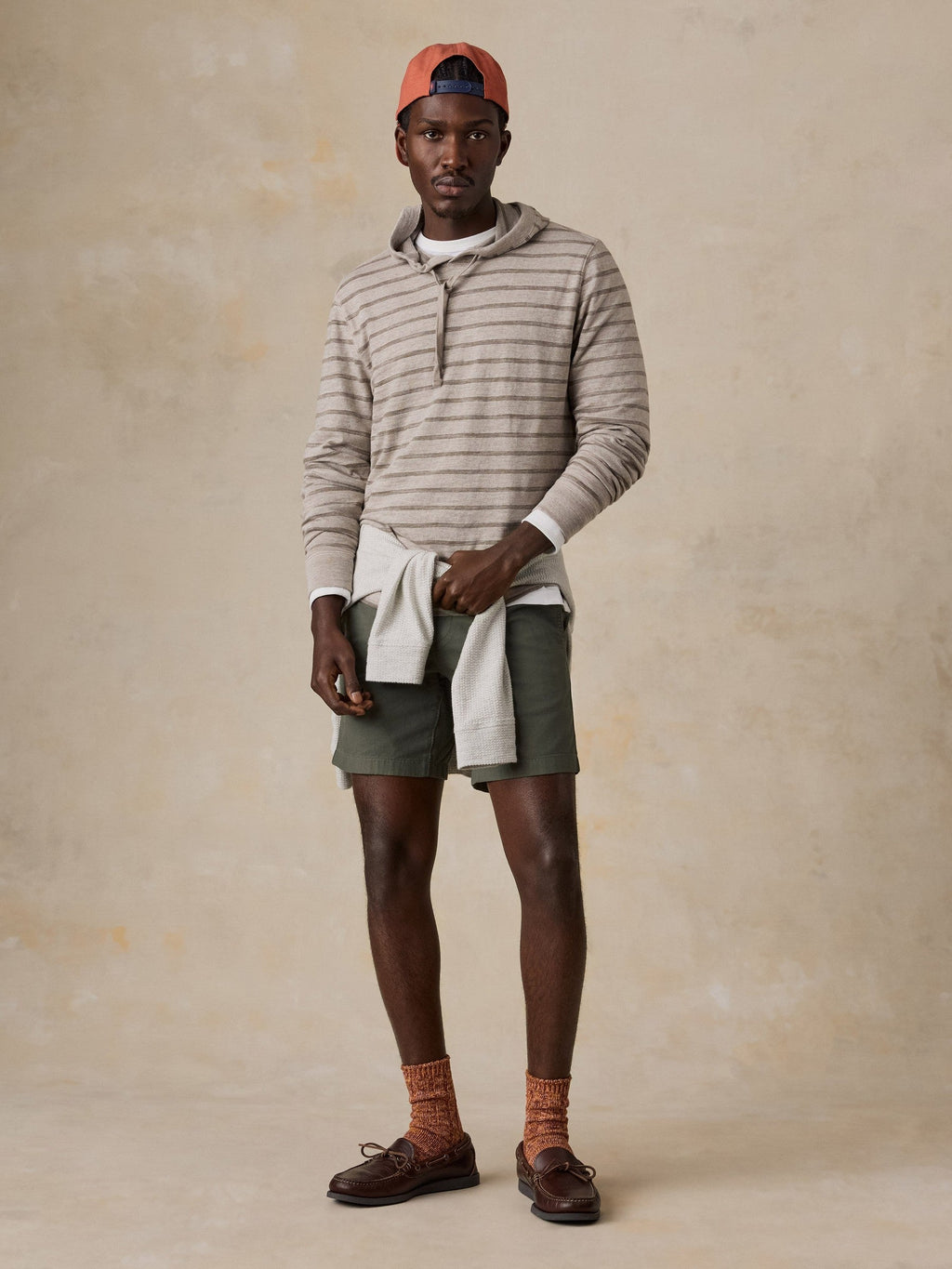 Sunwashed Organic Hoodie - Western Prairie Stripe