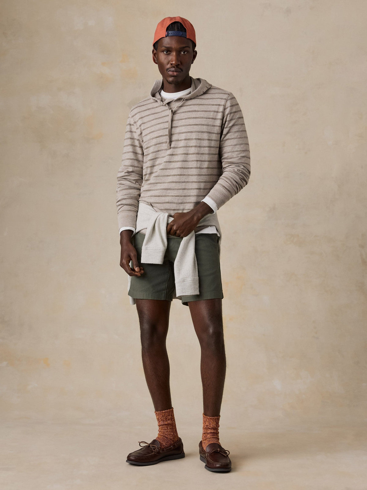 Sunwashed Organic Hoodie - Western Prairie Stripe