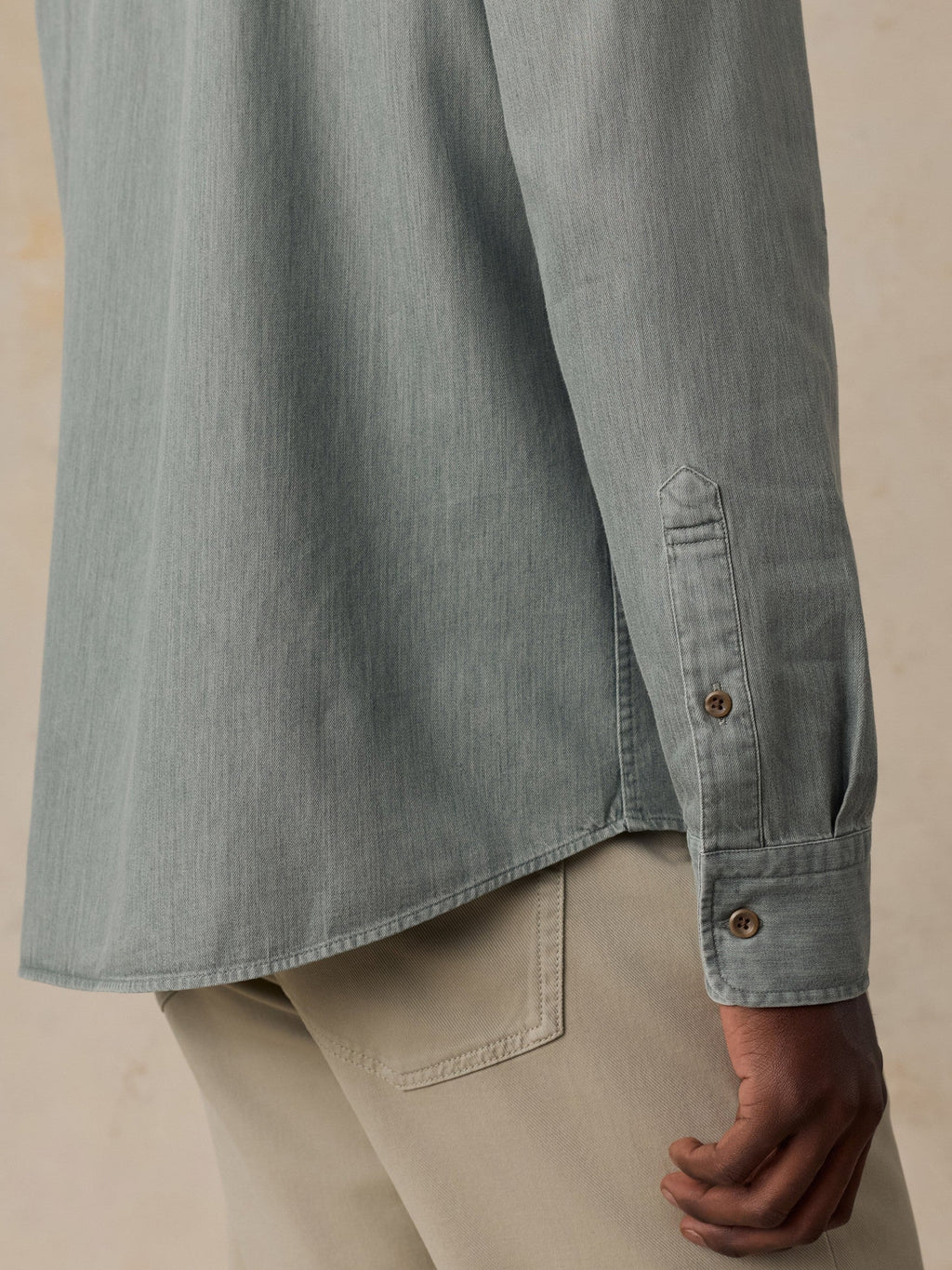 Patina Chambray Shirt - Spruce