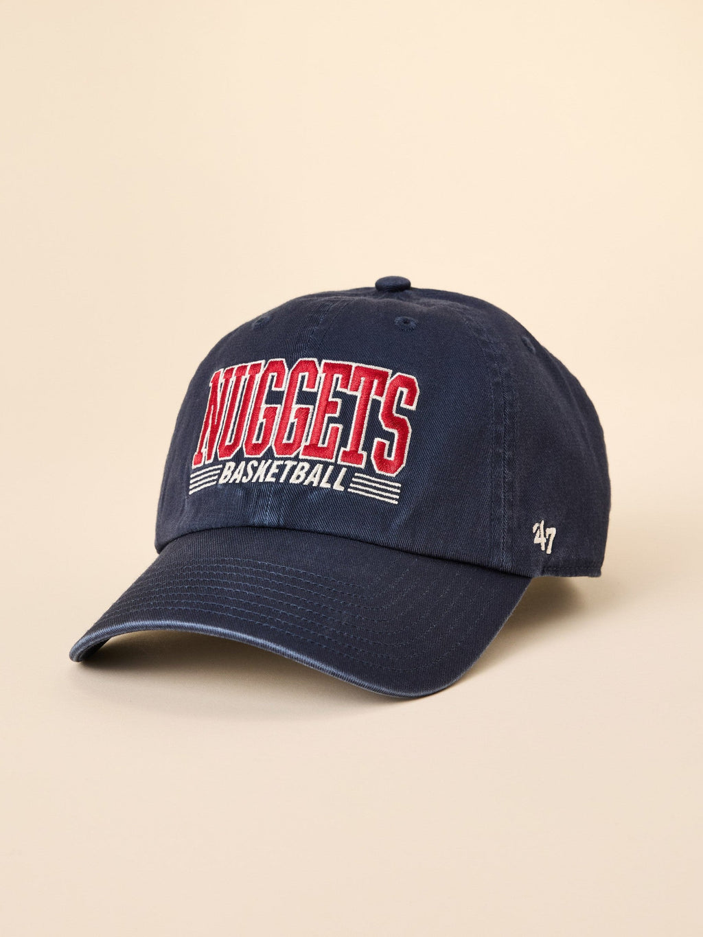 Denver Nuggets Faherty X '47 Clean Up Hat - Navy