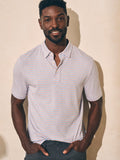 Short-Sleeve Movement Polo - Horizon Line Stripe