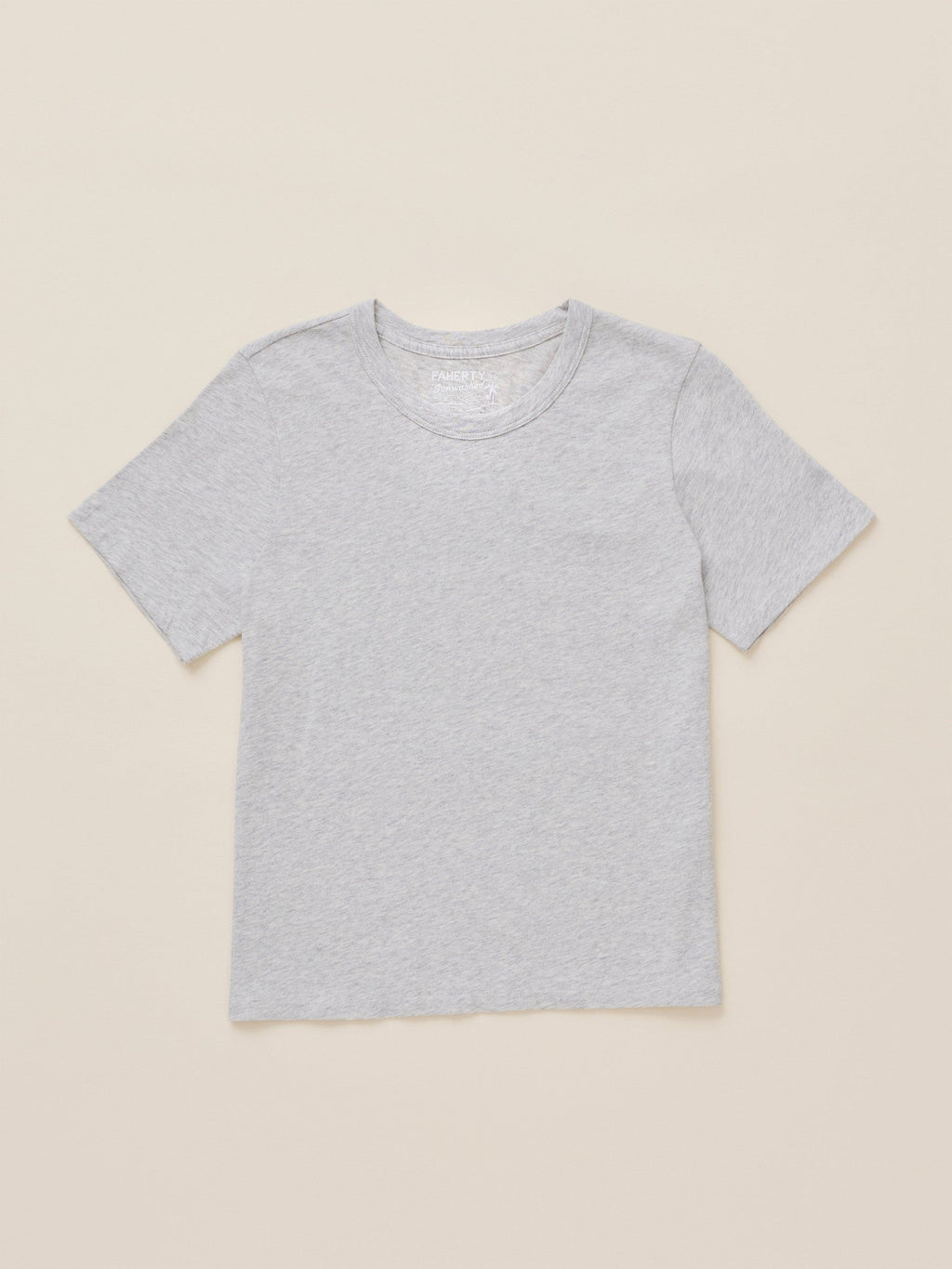 Sunwashed Regenerative Tee - Dune Grey Heather