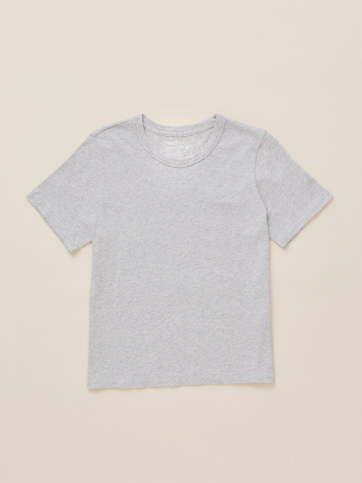 Sunwashed Regenerative Tee - Dune Grey Heather