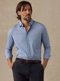 The Movement Shirt - Azure Pincheck