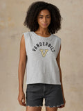 Vanderbilt University Sunwashed Organic Muscle Tank - Light Grey Heather