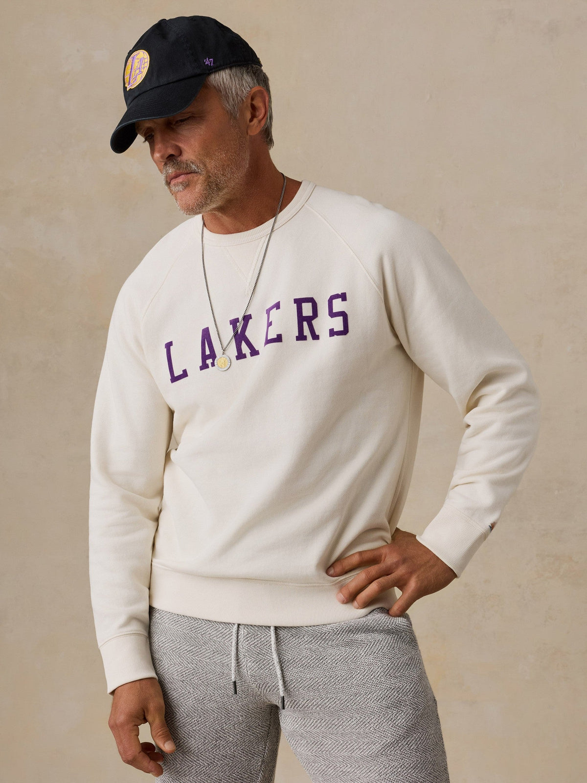 Los Angeles Lakers Faherty X '47 Clean Up Hat - Black
