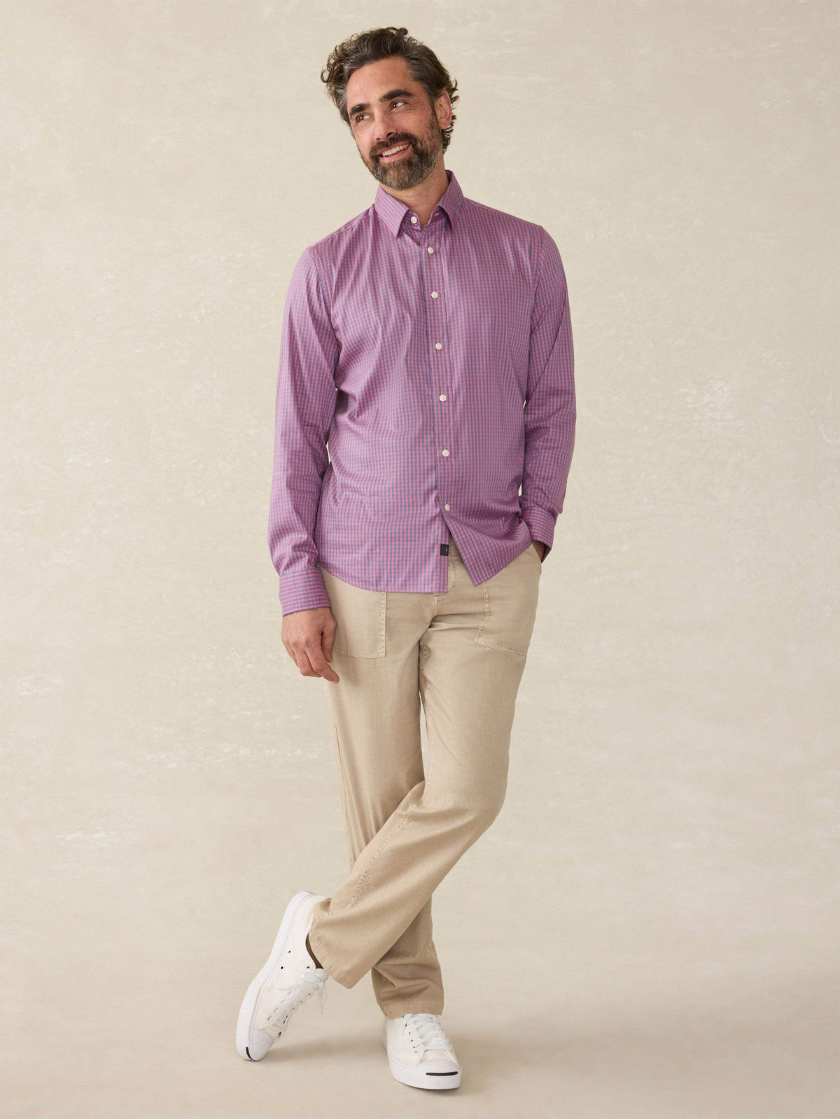 The Movement Shirt - Blue Rose Gingham