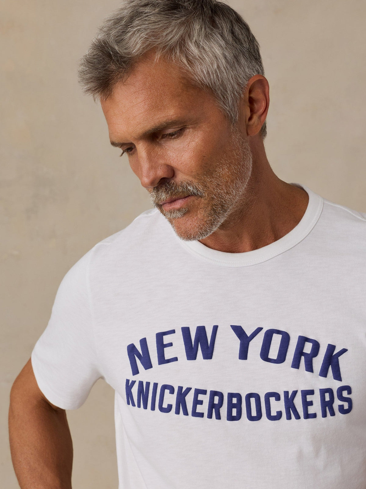 NY Knicks Sunwashed Regenerative Tee - White