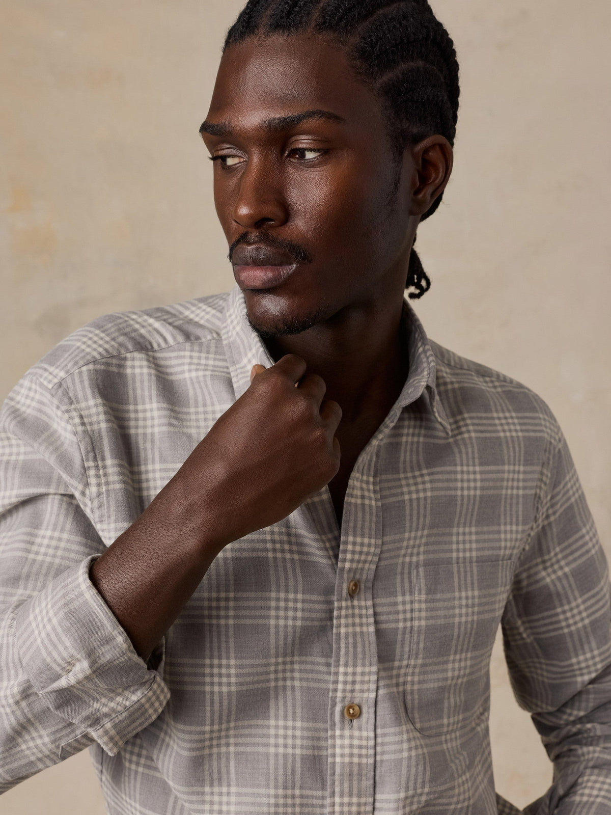 Timberline Brushed Twill Shirt - Open Tundra Plaid