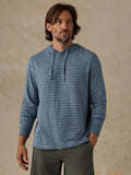 Sunwashed Organic Hoodie - Marine Rock Stripe