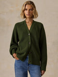 Northshore Cardigan - Deep Green