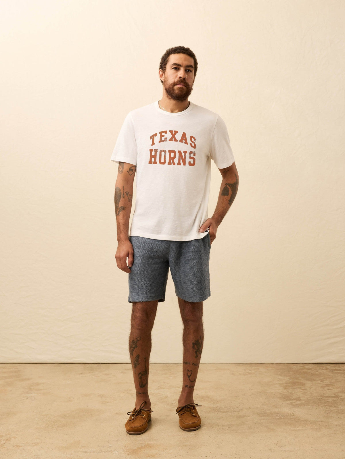 University of Texas Sunwashed Regenerative Tee - White