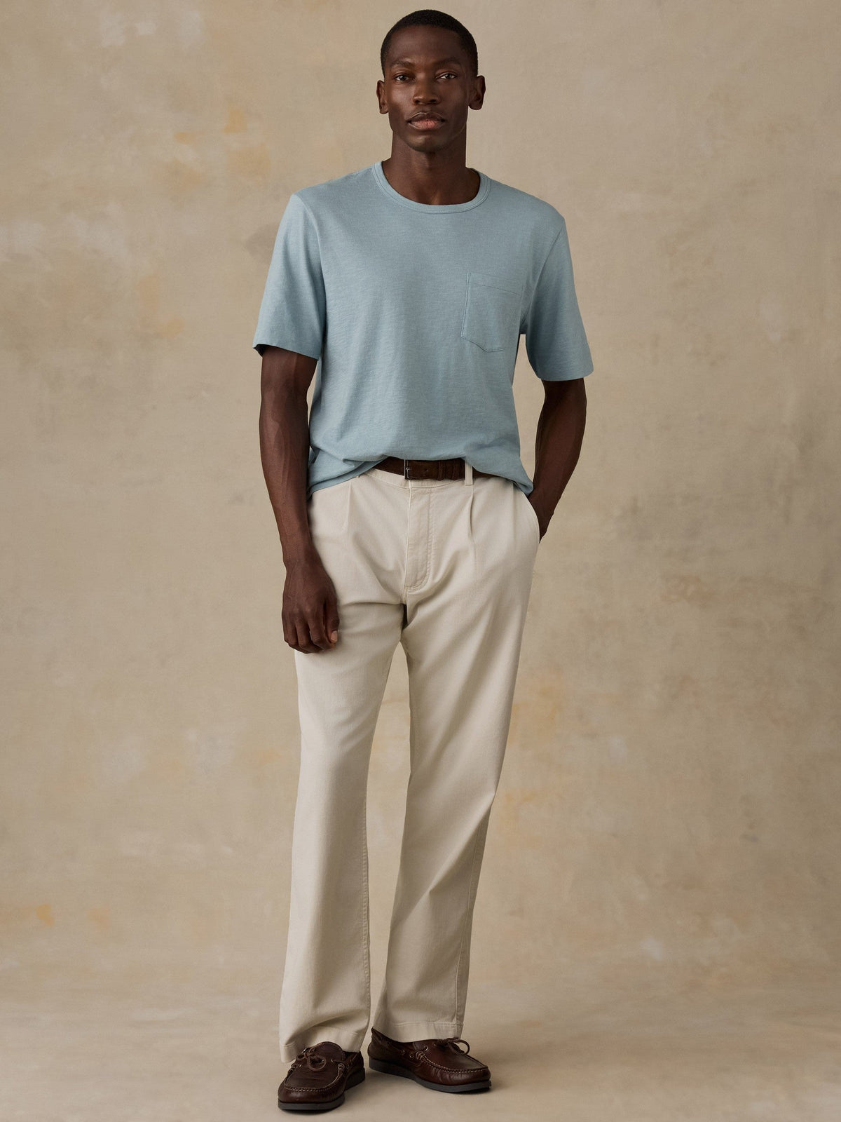 Sunwashed Regenerative Pocket Tee - Hull Teal