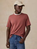 Sunwashed Regenerative Tee - Sunset Red