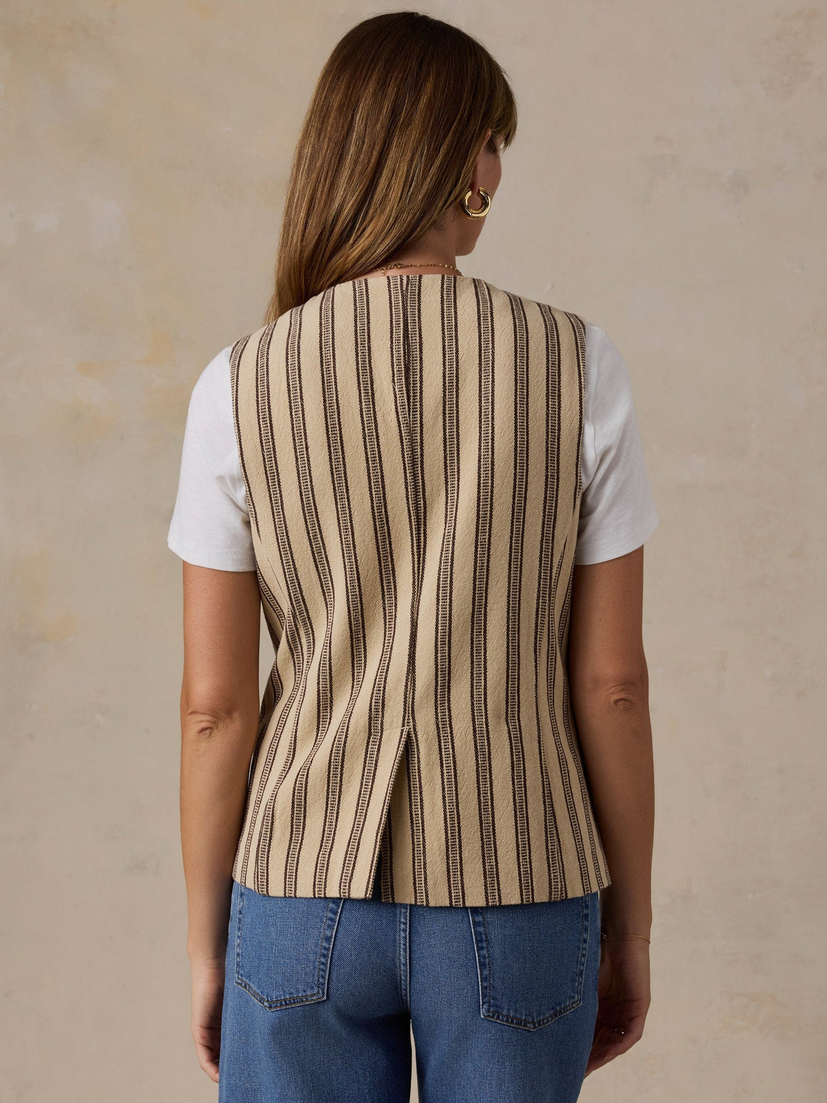 Summit Vest - Treeline Stripe