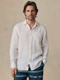 Sunwashed Linen Shirt - Pure White