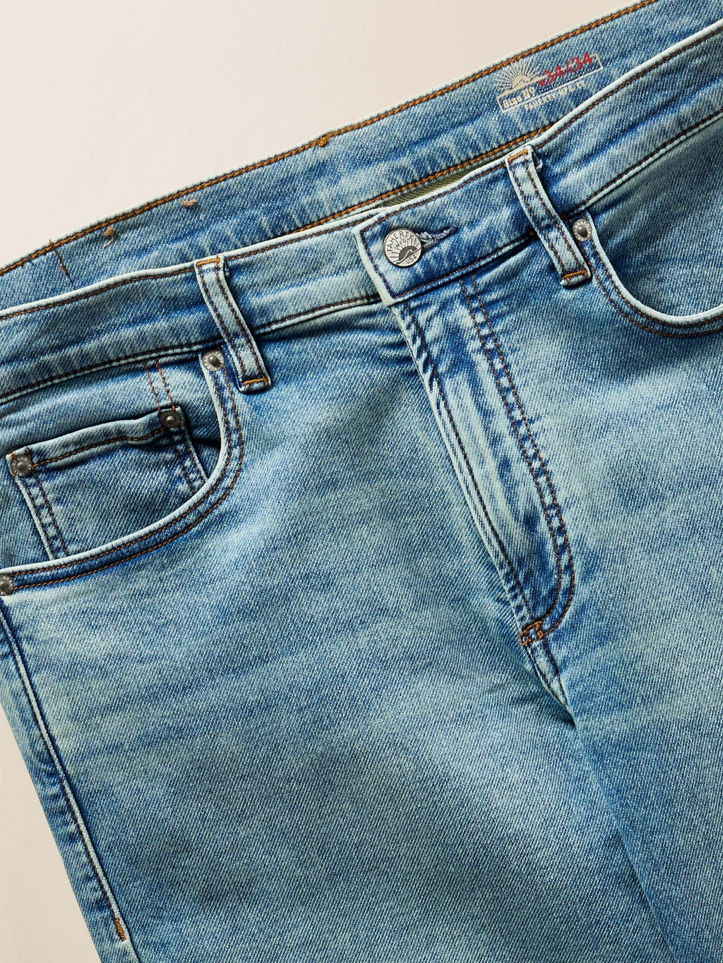 Stretch Terry Indigo 5-Pocket - Eastern Shore Wash