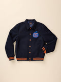 NY Knicks Varsity Jacket - Dark Navy