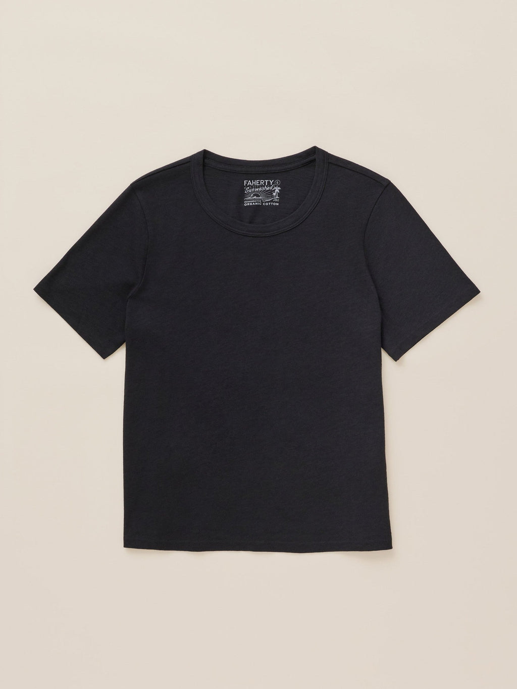 Sunwashed Regenerative Tee - Black