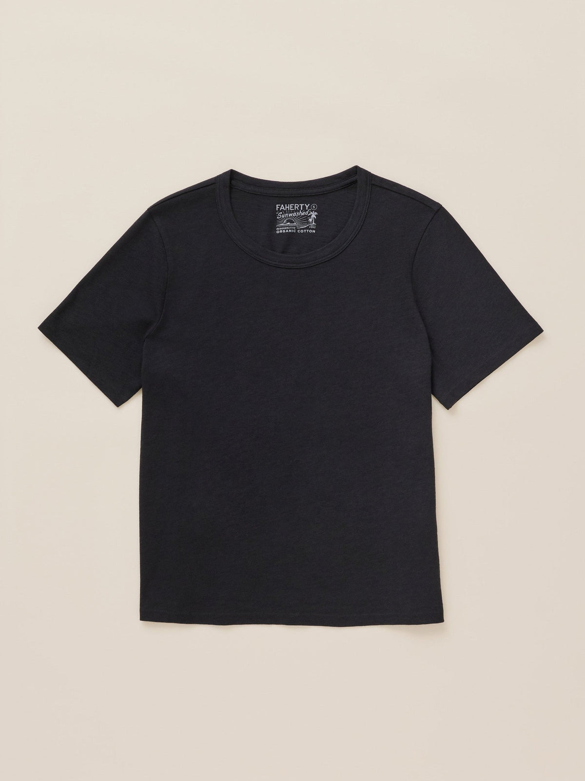 Sunwashed Regenerative Tee - Black