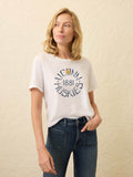 University of Connecticut Sunwashed Regenerative Tee - White