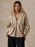 Tideweave Chore Jacket - Saddle Ridge Stripe