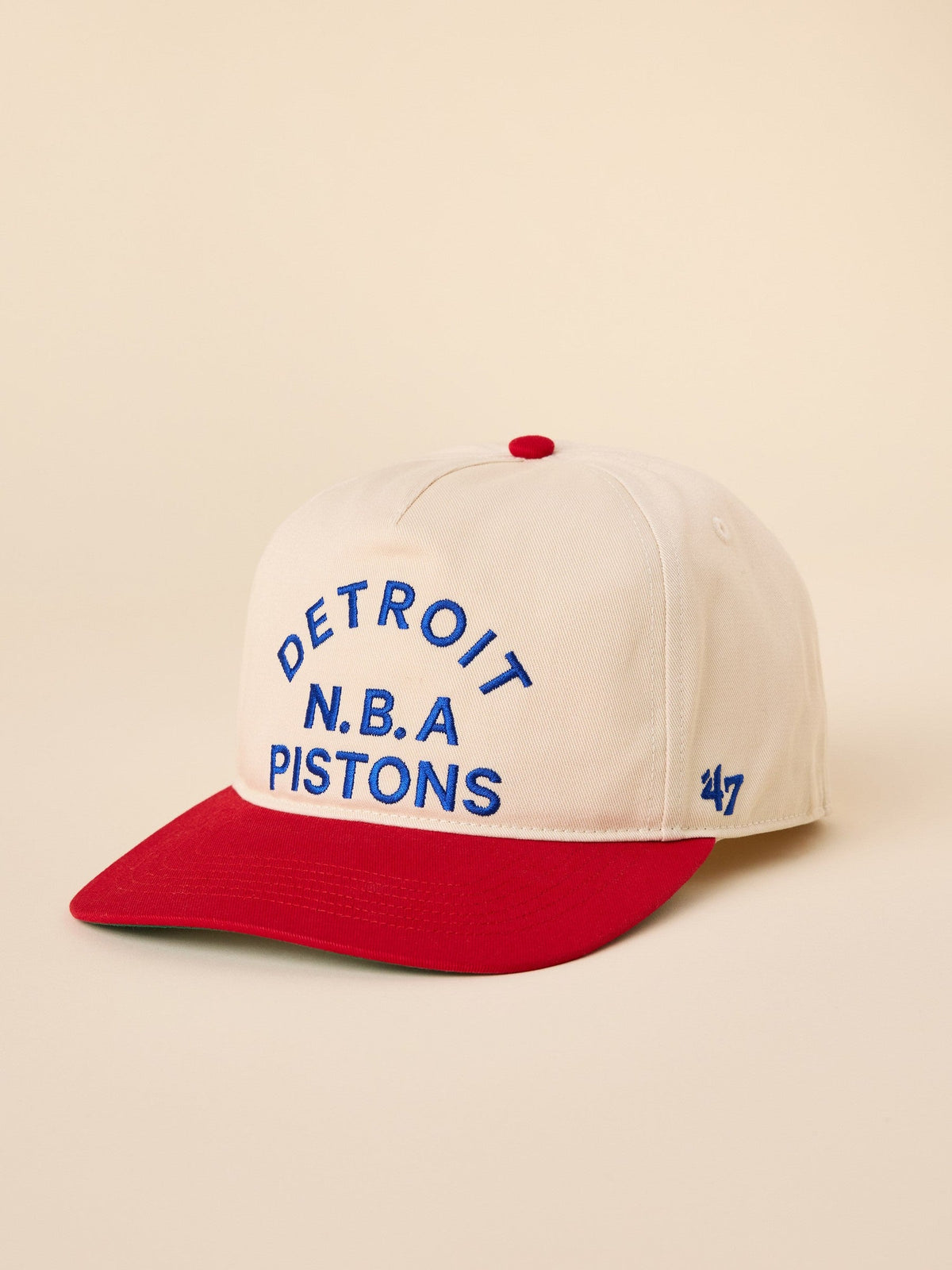 Detroit Pistons Faherty X '47 Hitch LC Hat - Natural