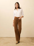 Stretch Terry Cord Patch Pocket Pant - Cord Brown