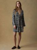 Dune Cotton Gauze Oceana Dress - Tranquil Tides Print