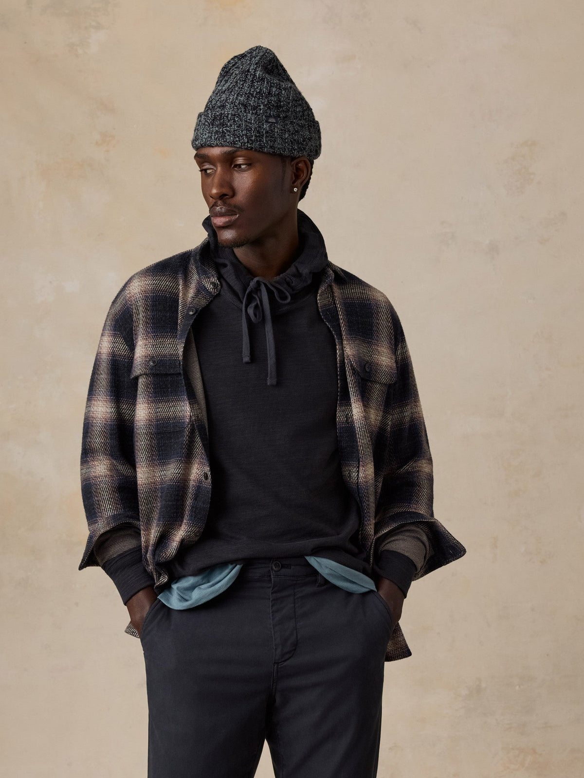 Sunwashed Organic Hoodie - Ridge Black