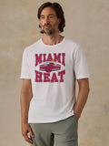 Miami Heat Sunwashed Regenerative Tee - White