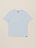 Sunwashed Regenerative Pocket Tee - Sky