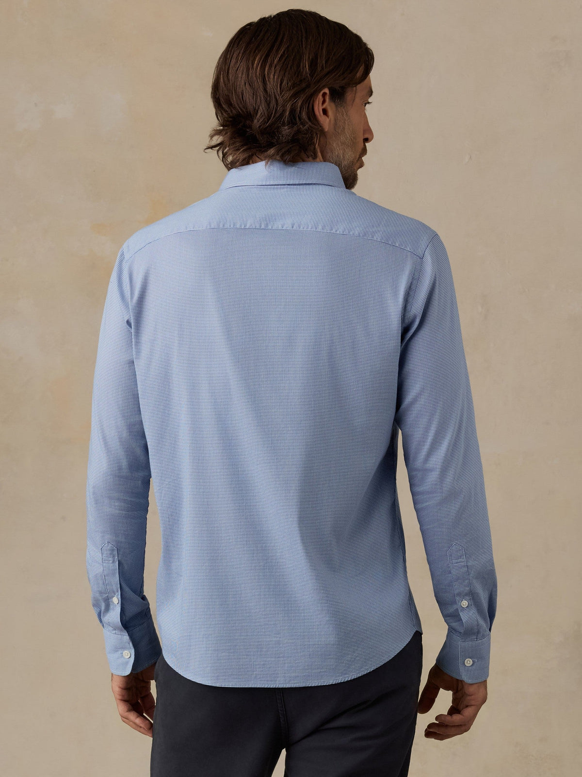 The Movement Shirt - Azure Pincheck