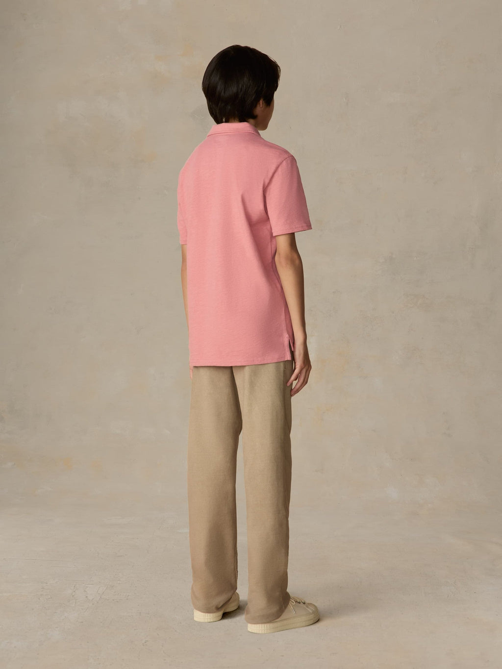 Big Kids Sunwashed Tee Polo - Faded Flag