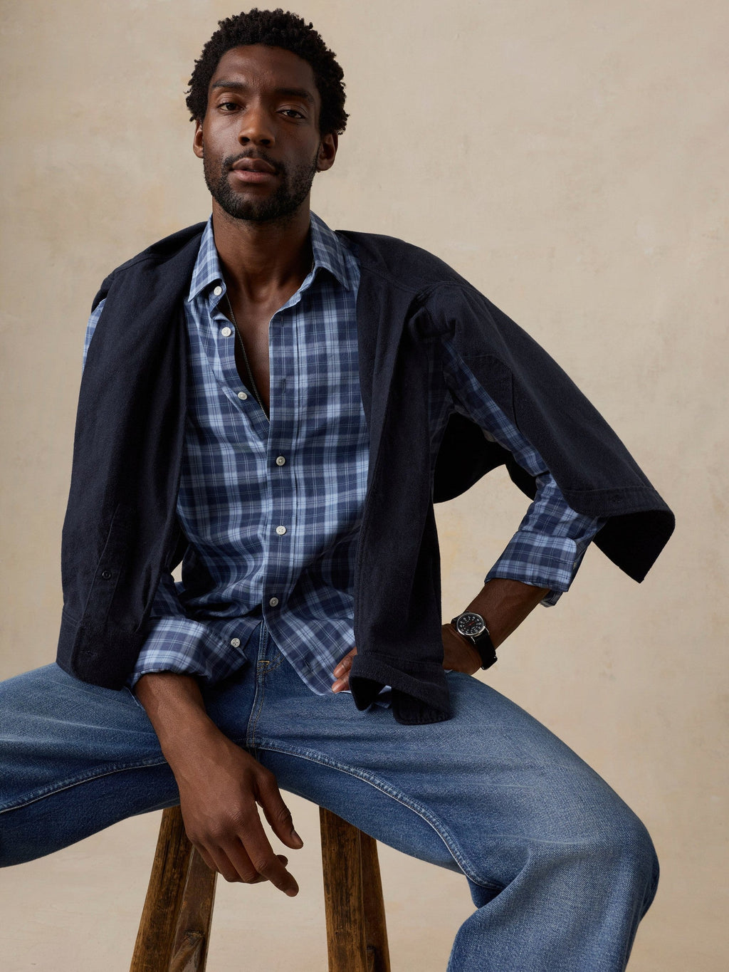 The Movement Shirt - Blue Bay Plaid