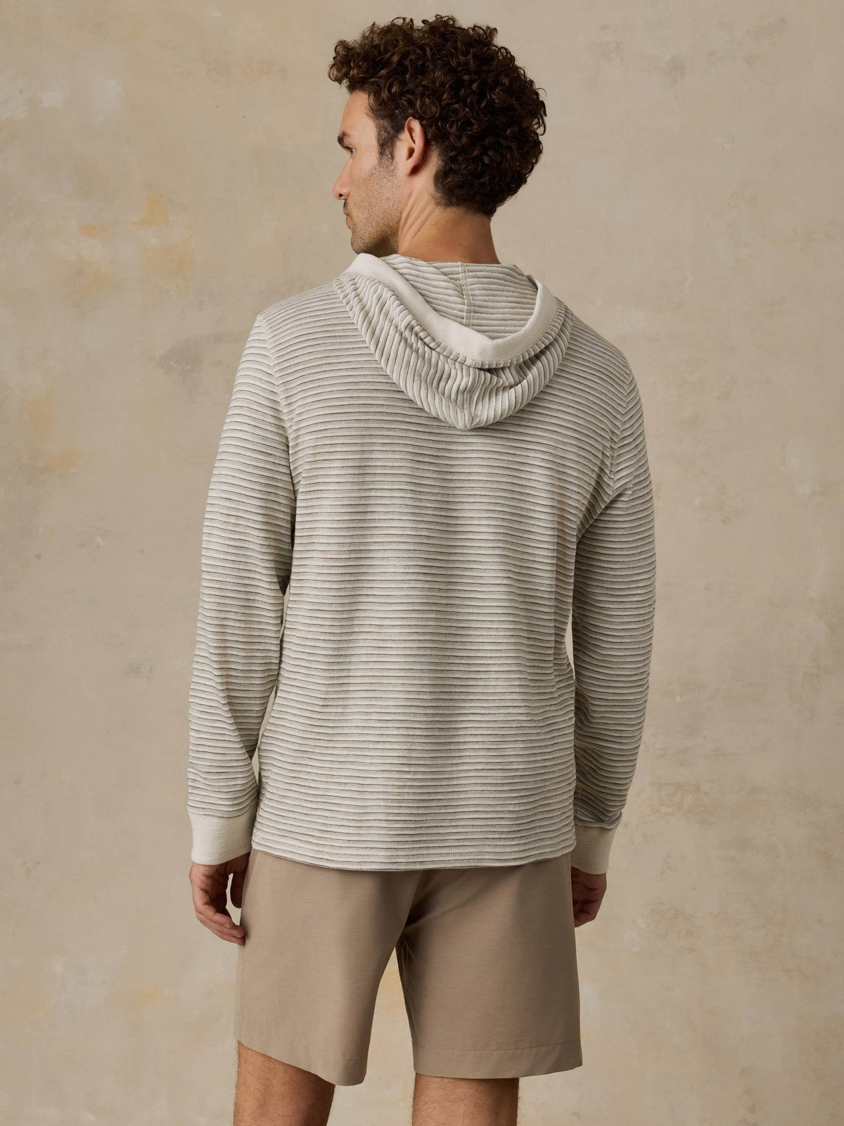 Sunwashed Organic Hoodie - Cedar Falls Stripe