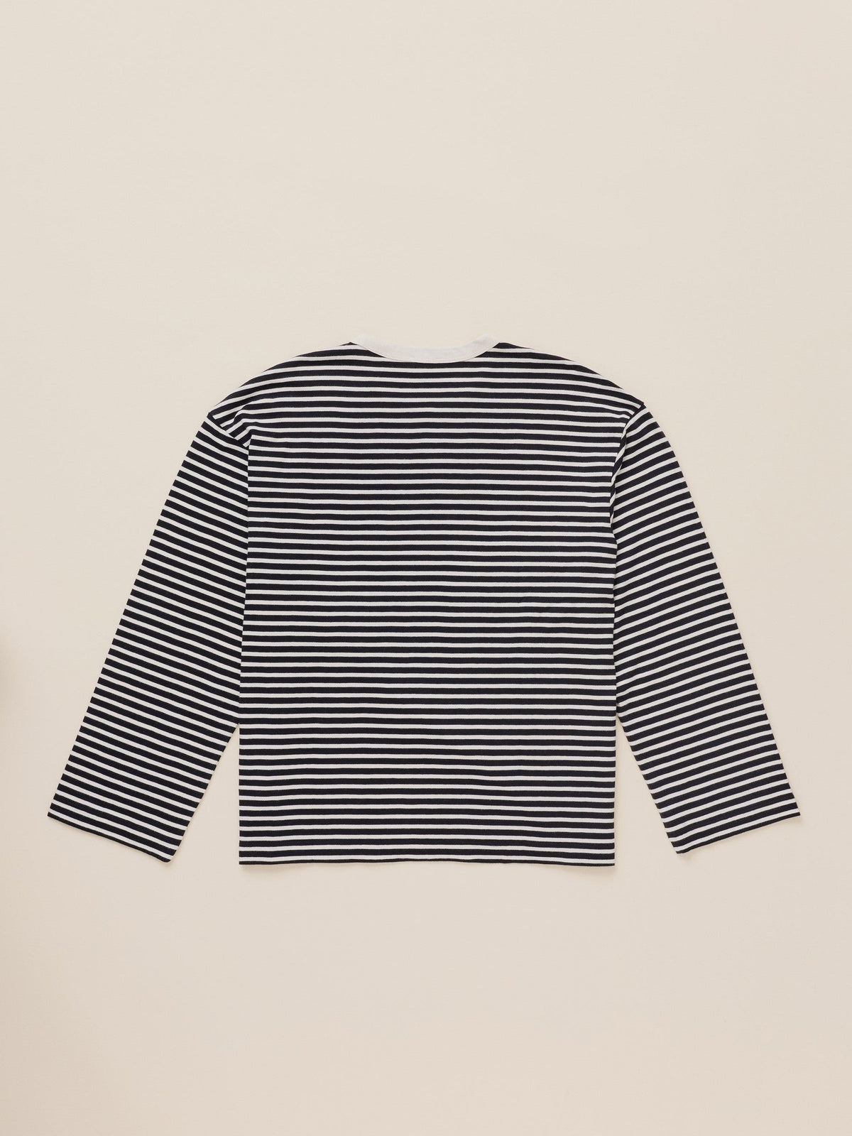 Sunwashed Long-Sleeve Retro Tee - Inkwell Stripe