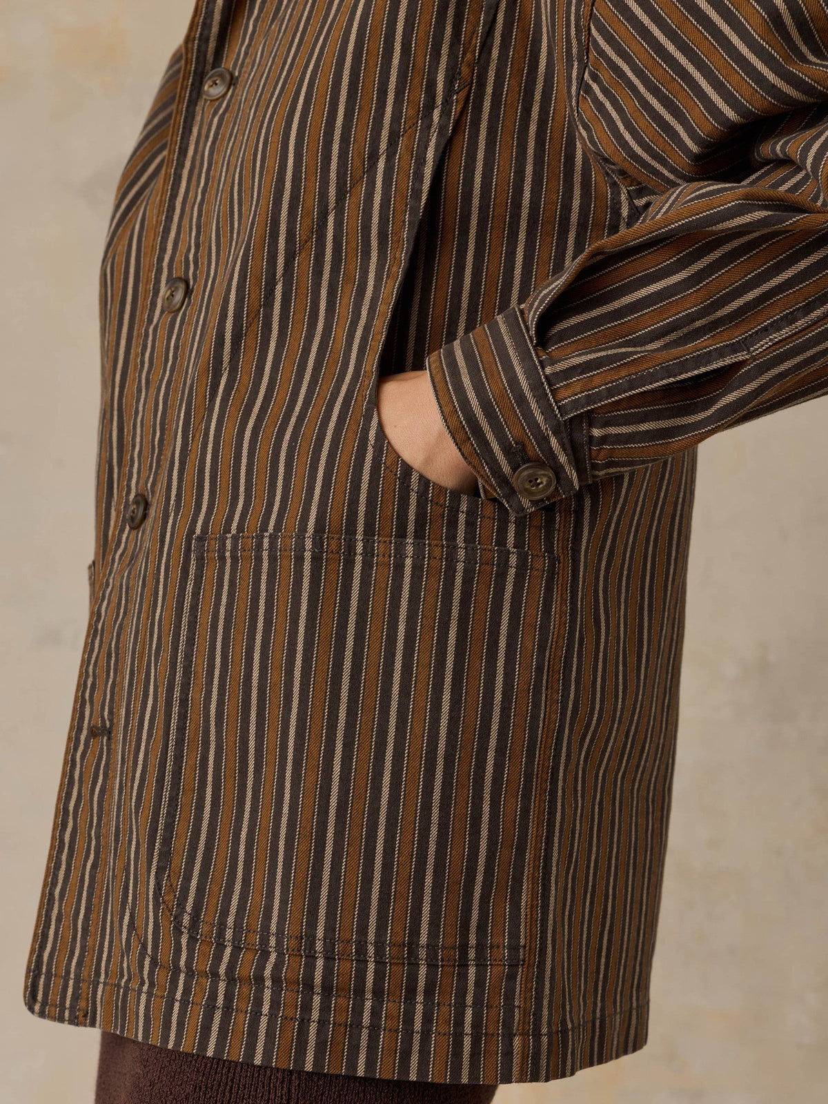 Twill Tide Chore Jacket - Maple Cove Stripe