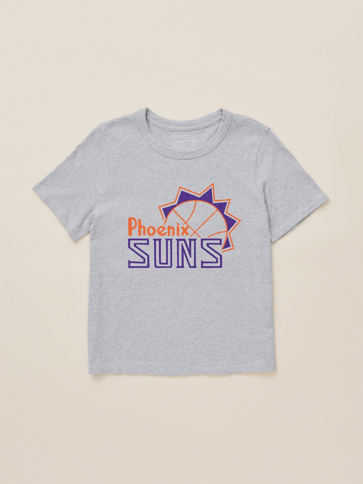 Phoenix Suns Sunwashed Regenerative Tee - Granite Heather