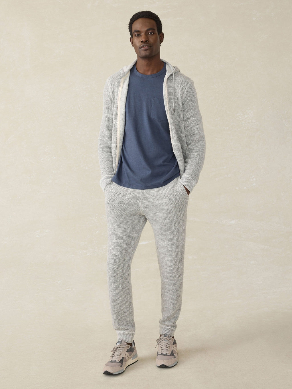 Whitewater Full Zip Hoodie - Grey Shell Loop