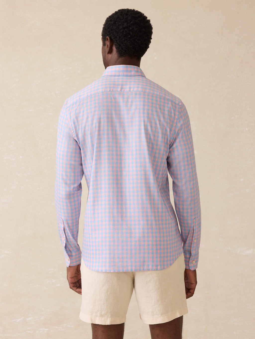 Movement Monterey Shirt - Coral Sky Gingham