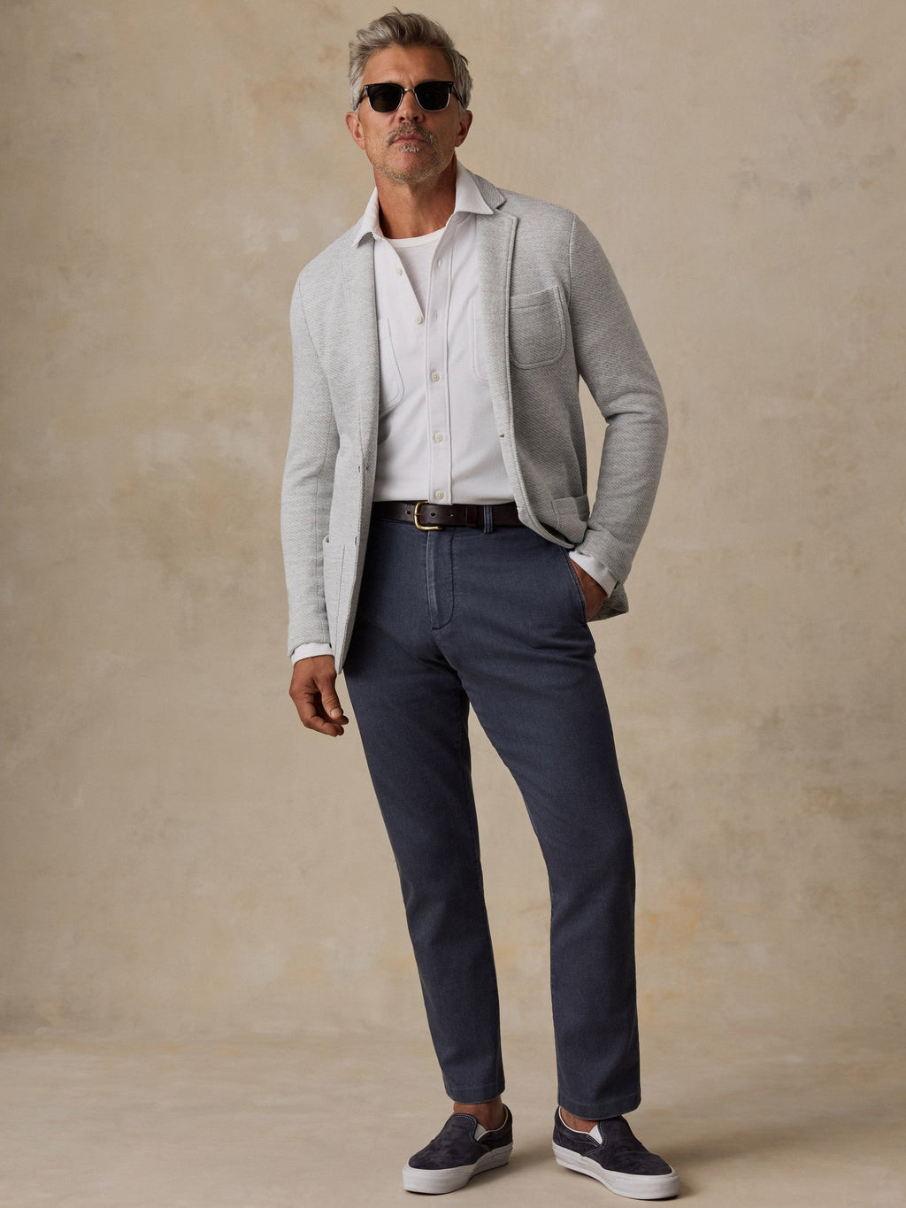 Stretch Terry Trouser - Midnight Storm