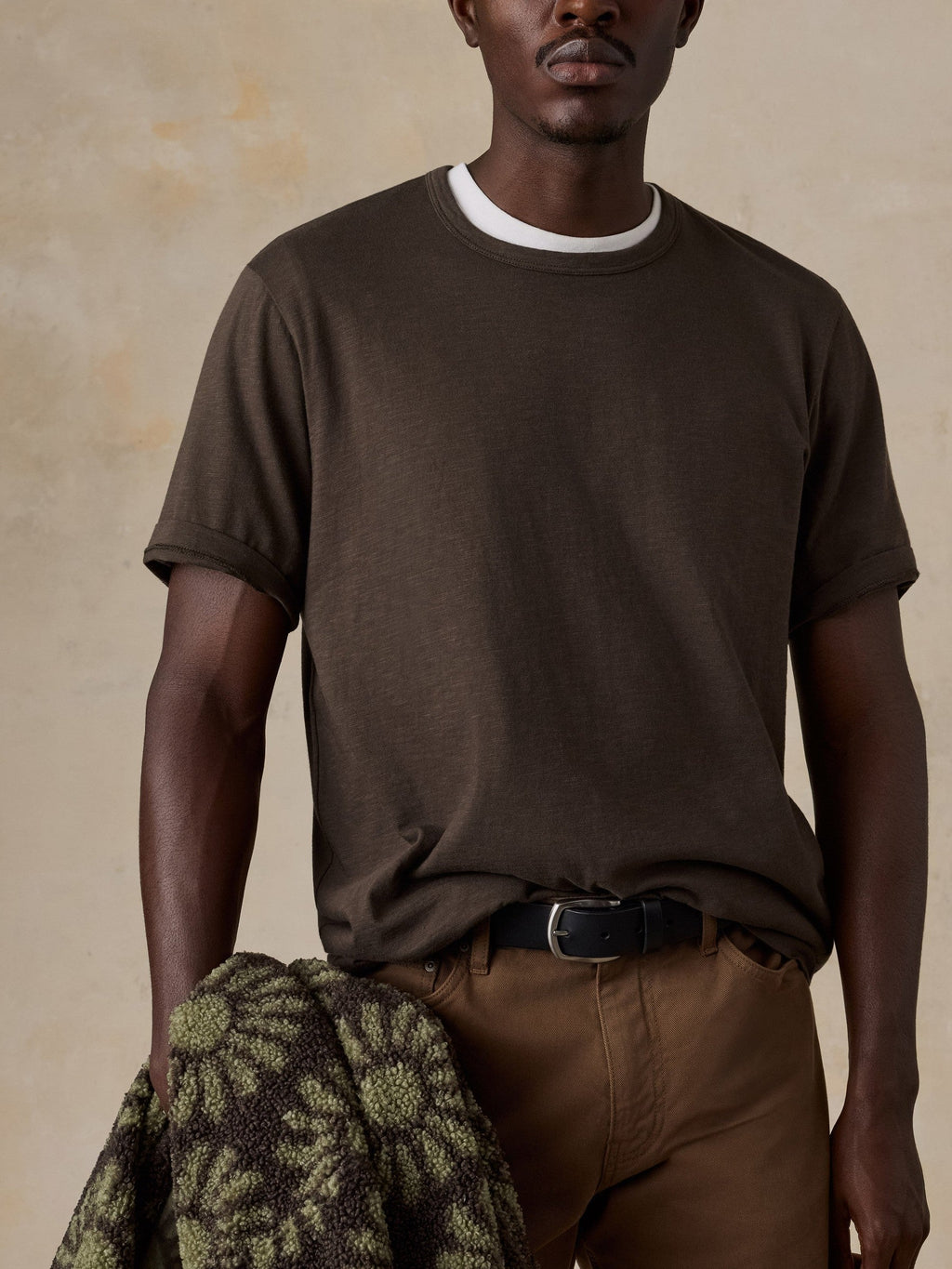Sunwashed Regenerative Tee - Coast Brown