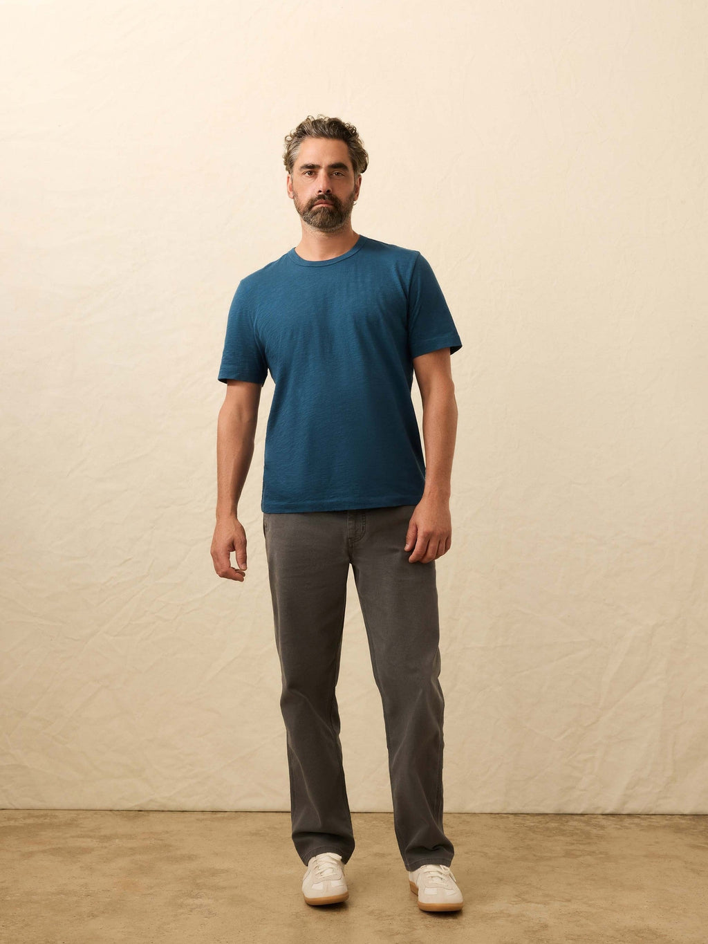 Sunwashed Regenerative Tee - Ocean Storm